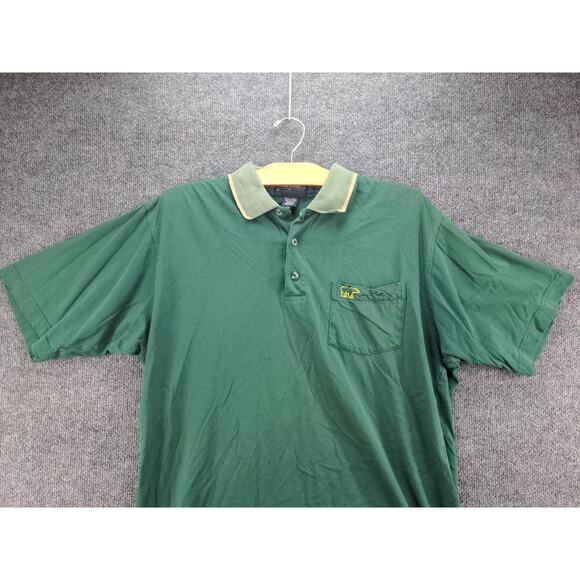 Mens Jack Nicklaus Polo Shirt Size L Green Embroidered Golden Bear - Picture 6 of 13